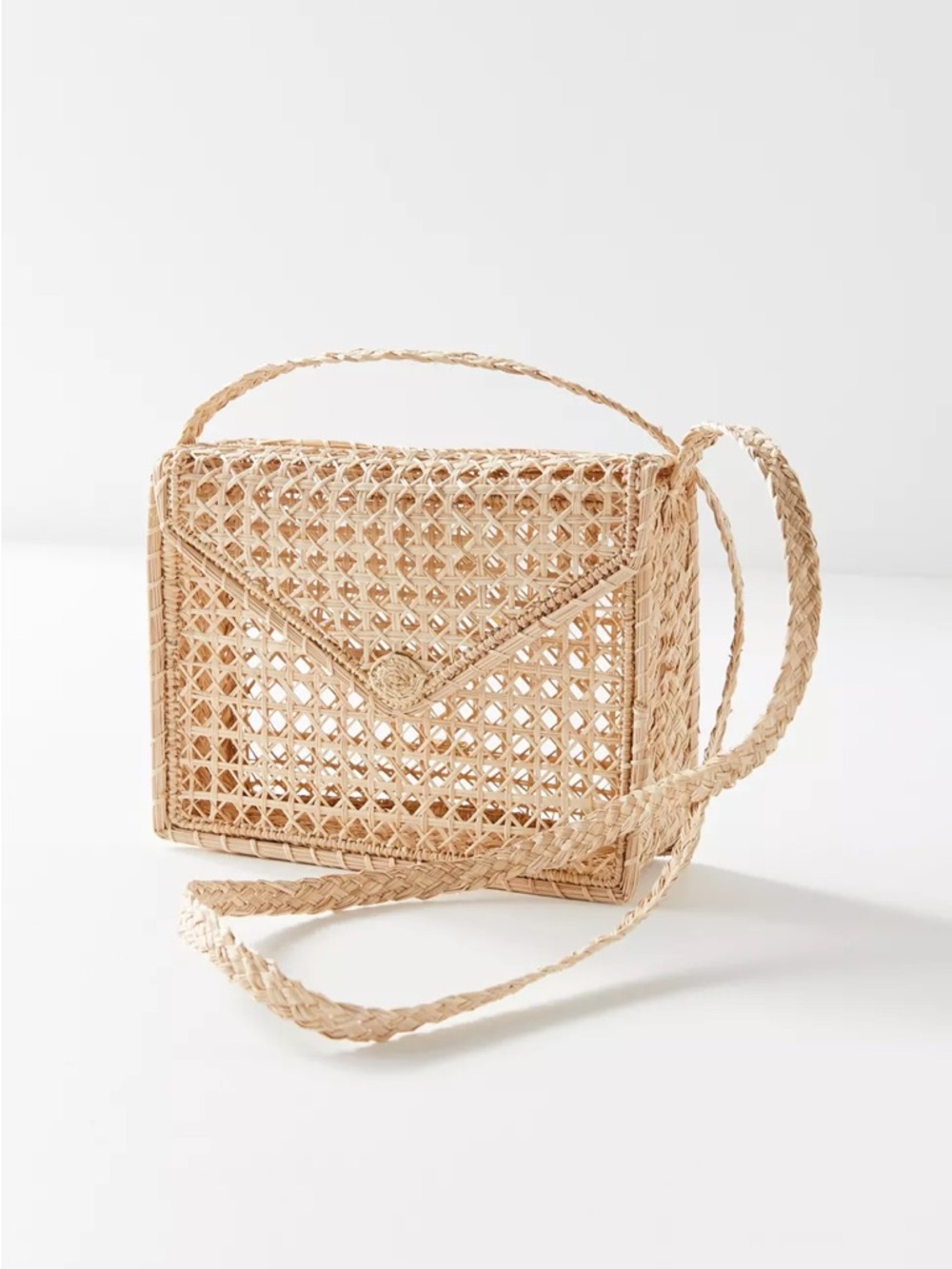 Urban Outfitters KAANAS Martinique Woven Envelope Crossbody Bag